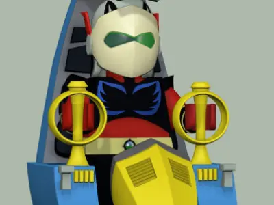 Duke Fleed Cockpit Lego Actarus Grendizer Goldorak Goldrake 3D model