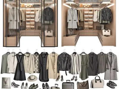 Walk-in Closet 98 part 1 3D model