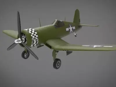 F4U Corsair 3D model