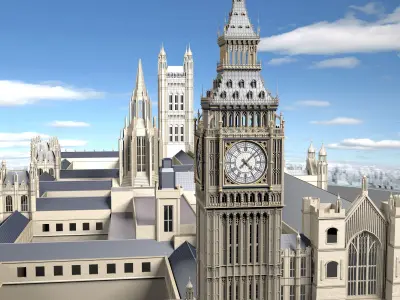 Big Ben London 3D model