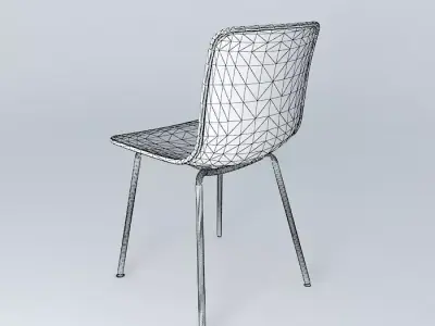 green chair  Free 3D model
