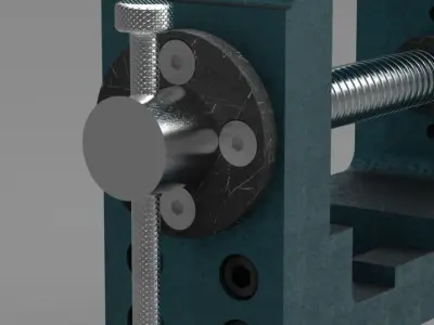 Mechanical vice Free 3D model