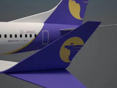 Mongolian Airlines Boeing 737 Max 8 3D model