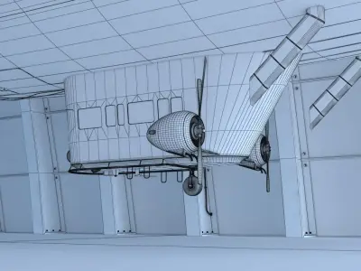 Zeppelin Hangar 3D model
