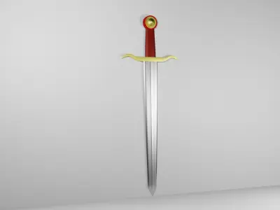 Whitcher Sword Free 3D model