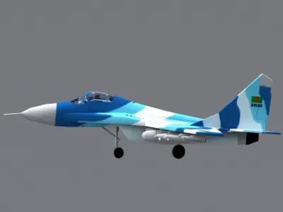 Mikoyan Mig-29 Low-poly 3D model