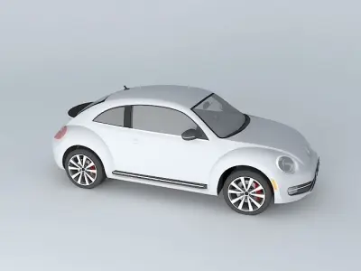 Volkswagen Beetle Turbo A5 2012 Free 3D model