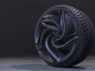 CFuturis wheel 3D model
