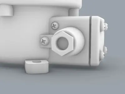 Navigation Light 1 Low-poly 3D model