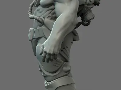 Threon - Male Weapons Carrier 3D model