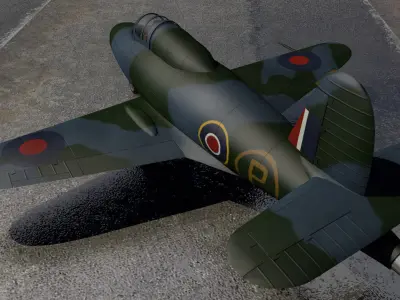 Gloster G-40 Pioneer 3D model