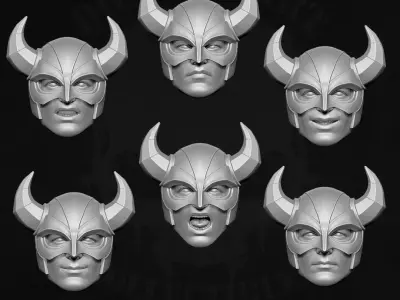 Mighty Bomb Jack 3D Printable Files for Action Figures 3D print model