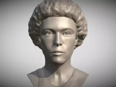 Ellen Ripley Sigourney Weaver from Alien 3D print model