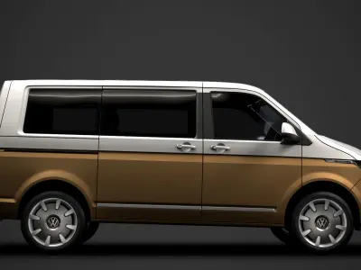 VW Caravelle T6 1 2020 3D model