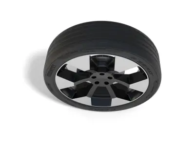 Car Wheel 3D model 3D model