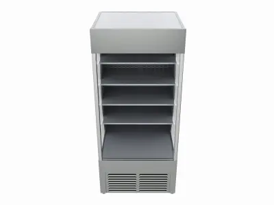 Store open front cooling shelf 3D model