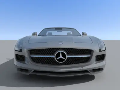 Mercedes SLS AMG Free 3D model