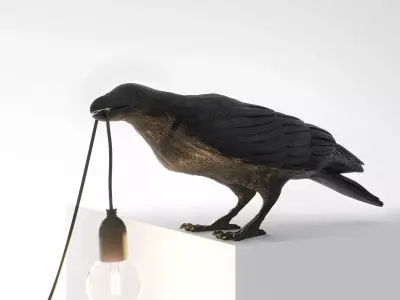 Seletti Bird lamp 3D model
