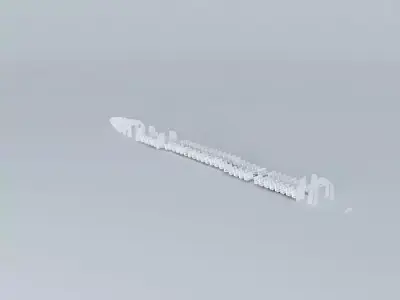 B757 interior Free 3D model