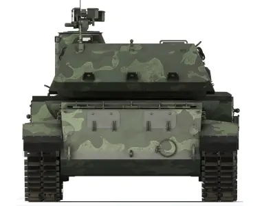 SPH 2S3 Akatsia 1980 3D model