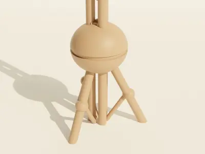 Oriental Pearl TV Tower 3D print model