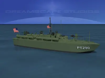 Elco PT Boat PT-290 3D model