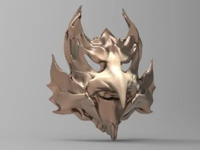 Raven Mask 2  3D model