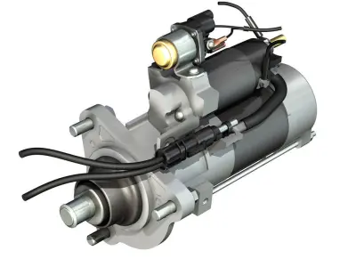 Starter Motor 04 3D model