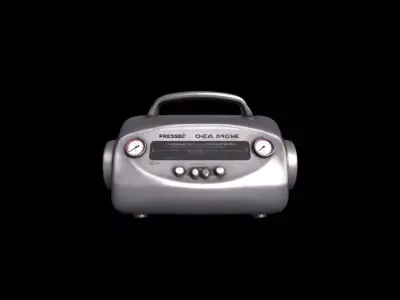 3d Render Pressure Check Machine 3D model