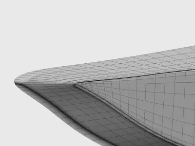 fantasy knife Low-poly 3D model