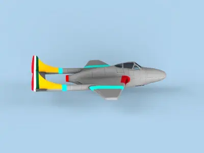 Jet plane 3D model