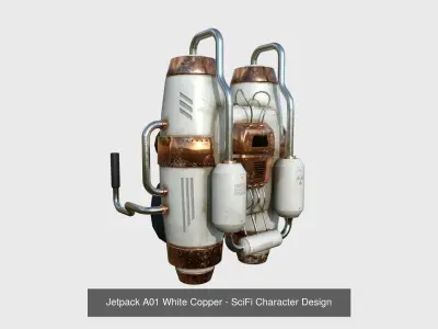 10 Jetpacks A Collection - SciFi Character Design 