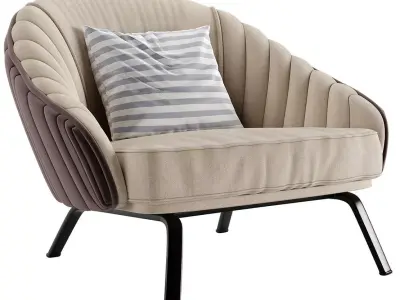 ARMCHAIR WHITNEY 3D model