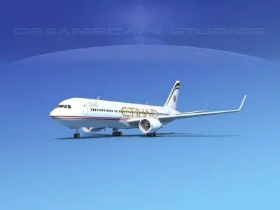 Boeing 767-300 Etihad Airways 3D model