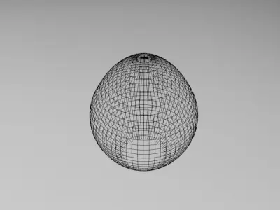 Viral Egg 3D model