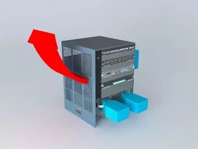 Cisco Catalyst 6509 E 3D model