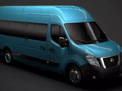 Nissan NV 400 L4H3 MiniBus 2020 3D model