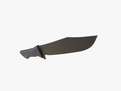 Machete knife Free low-poly 3D model