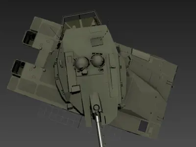 israel merkava 3  3D model