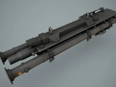 AIM-92 Stinger Launcher Low-poly 3D model