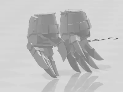 Custodes solarite talons 3D model