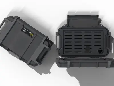 Ruck case Low-poly 3D model