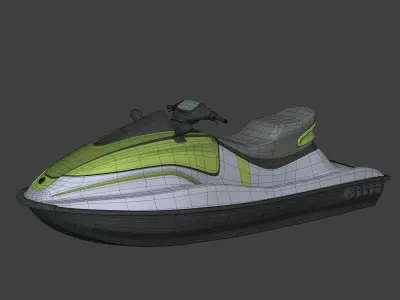 Generic Jetski - Jet Ski - Watercraft Low-poly 3D model
