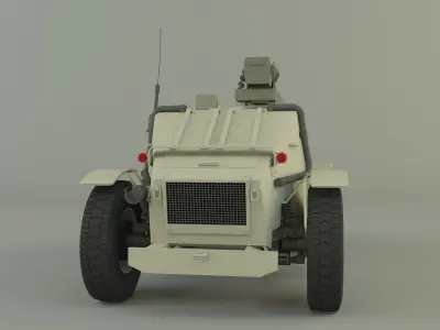 military vehicle 3D model