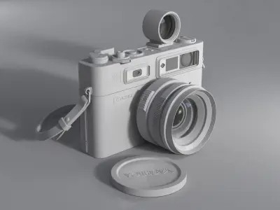 yashica 35 old camera classic camera leica 3D model