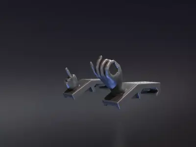 Very Polite Iron Sights Free low-poly 3D model