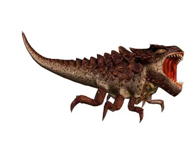 3Dfoin - Dragon Bug Low-poly 3D model