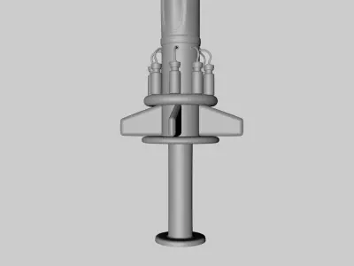 Vaccine Missile 3D model