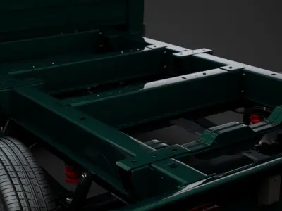 Fiat Ducato Chassis Truck Single Cab 3000WB 2014 3D model