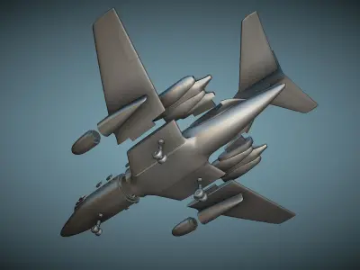 Lockheed C-140 JetStar - 3D Printable Model 3D print model